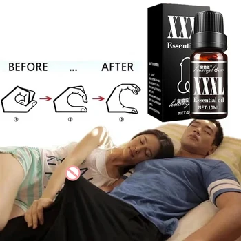 XXXL ulje za povećanje penisa za muškarce, poboljšava seksualne sposobnosti, ulje za zgušnjavanje penisa, povećava rast, masaža veliki člana, eterična ulja Slika