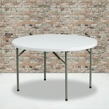 4-noga cijele granit bijelo sklopivi plastični Višenamjenski stol sklopivi stol za kampiranje na otvorenom Slika