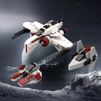 Moc Republic Fighter Squadron Gradivni blokovi, Filmovi Star model DIY igračke Setovi cigle za odrasle djece na rođendan Božićni poklon Slika