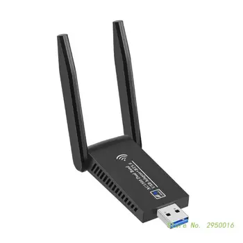 1300M USB3.0 WiFi Bluetooth-kompatibilni Adapter 5.0 2 in1 Dongle dual-band prijemnik za bežične mrežne kartice 2,4 G i 5 Ghz Wlan Slika