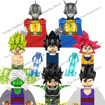 KF6158 Dragon Ball Z anime cigle Goku Vegeta Gamma1 Gamma2 Piccolo Broly Гохан mini figurice i igračke dječji Zbor lutke poklon Slika