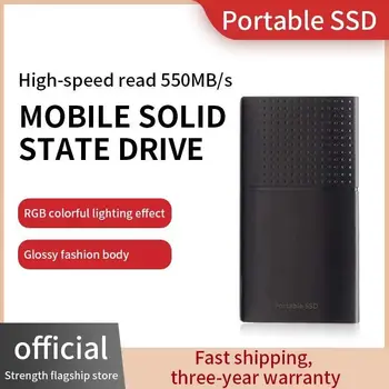 Prijenosni Tvrdi disk Disco Duro Externo USB 3.1 Type-C za mobilne uređaje 500 GB SSD 1 TB, 2 TB 4 TB Vanjski Tvrdi diskovi za notebook PS4 PS5 Slika