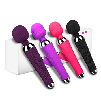 Bežični dildo, AV vibrator, čarobni štapić za žene, stimulator klitorisa, USB punjiva maser, roba, seks-igračke za odrasle 18 Slika