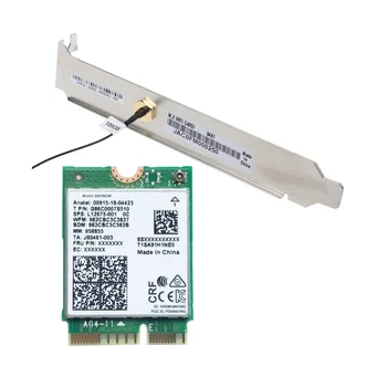 Za Intel 9461NGW WiFi Kartica + Set Pregrada AC 9461 2,4 G/5G dual-band 802.11 AC M2 Ključ E CNVI Bluetooth 5,0 Bežični Adapter Slika