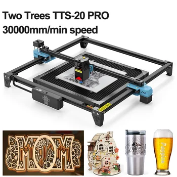 Twotrees TTS-20 PRO 20 W Laserski Stroj za Graviranje Za Rezanje Alat za rad na Drvu Air Assist Vaša Ploča Laserski Router CNC Lasersko Graviranje Slika