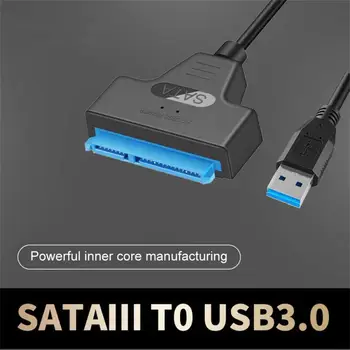 USB kabel C 3 SATA Kabel adapter Sata NA USB 3.0 Do 5 Gbit/s Podrška za 2,5-Inčni Vanjski SSD HDD Tvrdi disk Sata-III Za PC Slika