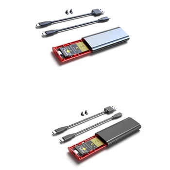 M2 SSD NVME Telo M. 2 NA USB 3,1 SSD Box Torbica Za M. 2 Pcie Nvme M Key 2230/2242/2260/2280 Adapter bez alata Slika