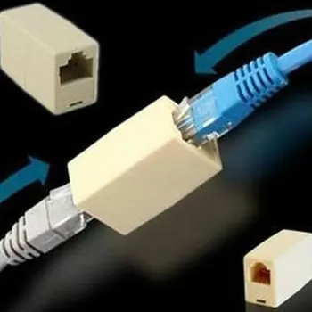 1PC RJ45 Powerline Mrežnih Adaptera CAT6 kabel CAT5 Kabel Izravno Ethernet LAN Priključak Столярный Priključak Utikač Ethernet Sockt Slika