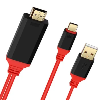 Kabel-USB 3.1 Type C USB-C 4K HDTV za Samsung Galaxy S8 Macbook Slika