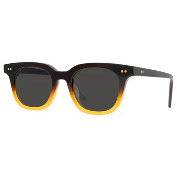 Kvalitetne trendy retro ацетатные okrugle sunčane naočale gospodo UV400 Luksuzan Za vožnju na otvorenom Klasične personalizirane ženske naočale slentes Slika
