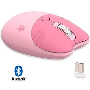 Bežični Miš Mofii Bluetooth Računalni Miš Slatka Mačka 2.4 G Bežični Miš je Ergonomski Gaming Miš, Kompatibilno s Ipad/Laptop Slika