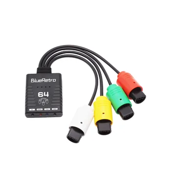 Adapter za bežični igre Bluetooth kontroler za Nintendo 64 N64 Podrška za do četiri wireless gaming kontrolera Slika