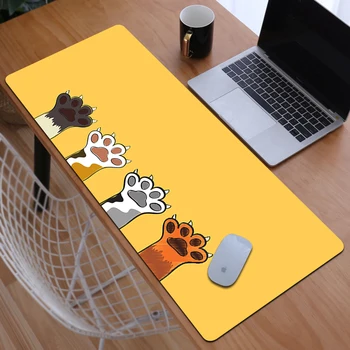 Podloga za miša Anime Mačja Šapa Xxl podloga Za Miša Igraća Tipkovnica Gamer PC Radnja Igre kompjuterski Stolovi Uredski Pribor Stolni Tepih Tepisi Slatka Slika