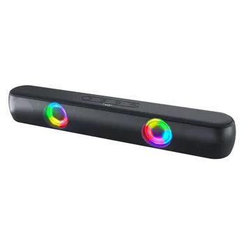 Najbolji prodavatelj BT320 šarene RGB svjetla pravi bežične stereo zvučnik bt5.0 vodootporni laptop Hi-fi zvučnik Slika