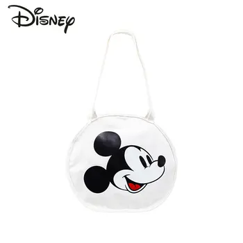 Disney Mickey / nova ženska torba, moderan visokokvalitetni okrugla torba, crtani monotono svakodnevni univerzalna torba na ramenu za djevojčice Slika