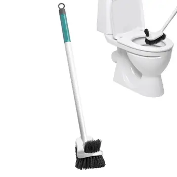 Četke za dubinsko čišćenje wc-a, četke za kosu s dugom ručkom za wc, kompaktan alat za čišćenje podova, umivaonika, kade i Slika