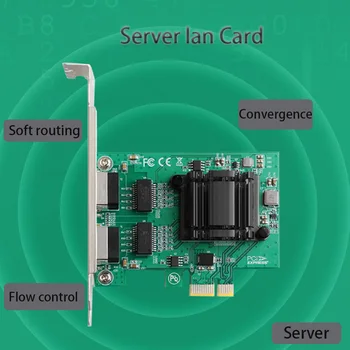 Mrežni prilagodnik RJ-45 LAN PCI-E Gigabitne mrežne kartice, adapter za Gaming kartica PCI-E slot adaptivne računalne opreme Fast Ethernet 1000 Mb/s Slika