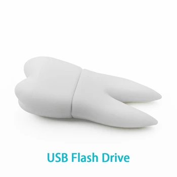 Kreativni Zub Usb Flash disk od 4 GB 8 GB 16 GB Flash memorija od 32 GB, 64 GB Memory Stick usb flash pogon Besplatna dostava Slika