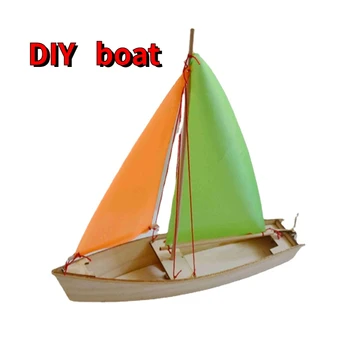 Set za montažu modela jedrilica drvenog broda DIY Dongting Skupština ukras modela jedrilica Klase obrt dječje igračke Slika