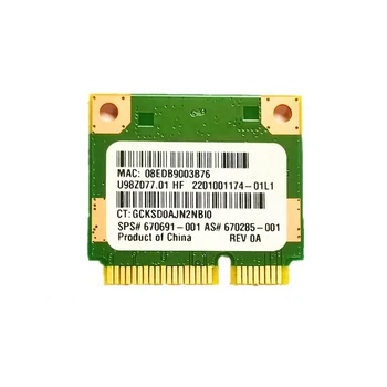 RT5390 Pola Mini PCI-e Wlan Wireless karticu SPS: 630703-001/670691-001 Za HP CQ56 57 62 G4 G5 G7 4230S 4330S 4530S 4730S Slika