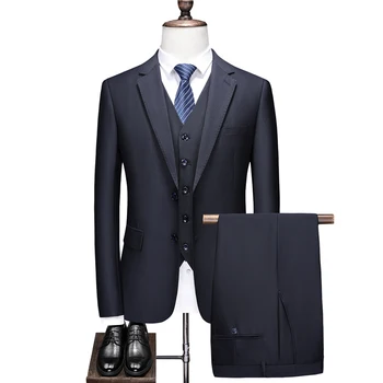 Сшитое naručiti vjenčanicu mladoženja, blazer, odijela, hlače, poslovni klasične hlače SA05-32599 Slika
