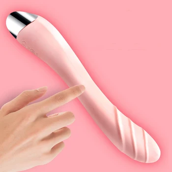 Dildo Vibrator za ženske masturbacije Čarobni štapić Masaža vagine je G-točke stimulator klitorisa Seks igračke za penis odrasla osoba 18 Slika