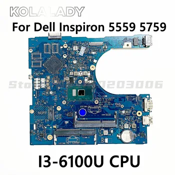 AAL15 LA-D071P I3-6100U Za Dell Inspiron 5459 5559 5759 Matična ploča Laptopa CN-088XGN 88XGN Matična ploča je 100% testiran Slika