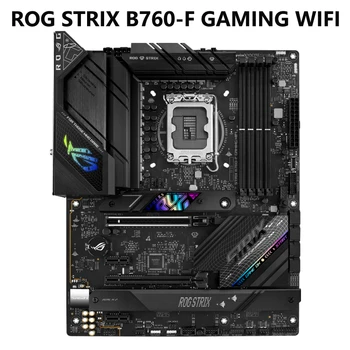 Matična ploča ASUS ROG STRIX B760-F GAMING WIFI DDR5 za Intel cpu, slot pci-e nove generacije 5.0, сверхбыстрый WiFi 6E, lokalna mreža 2.5 G Slika