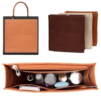 Povjerljive putnu torbu, organizator za torbe, unutrašnja torba, torba za torbe, filc bag, liner za novčanik Slika