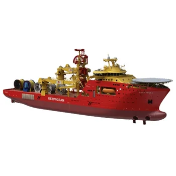 Model igračka broda Edda Freya Model brodske konstrukcije broda Izložbeni Dar Osobna kolekciju s mnoštvom detalja Slika