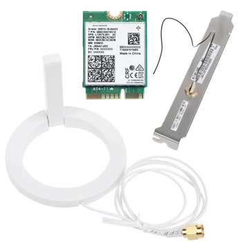 Za 9461NGW Wifi Kartica + Zid + Kit Antena 2,4 G/5G 802.11 AC M2 Ključ E CNVI Bluetooth 5,0 Bežični Adapter Slika