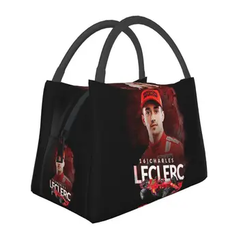 Ručak-kutije Formula One Racing Leclerc Charles, ženske термохолодильники, torba za ланча s izolacijom za obrok, putni radni kontejner Pinic Slika