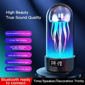 RYRA 2023 Nova Pokretna Meduza Bluetooth Zvučnik Lampa Hobotnica Audio Mini Subwoofer Dekoracija Spavaće sobe Poklon Za Безучастного Pogled Slika