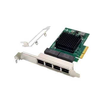 Server mrežna kartica PCI-E X4 BCM5719 4-port poslužitelja adapter RJ45 Gigabit Ethernet Adapter mrežne kartice PCI-E Slika