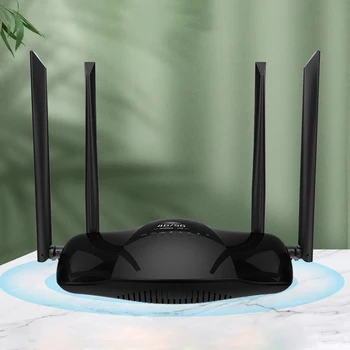 WiFi ruter pristupna točka 4G LTE CPE WiFi ruter sa 4 antene 3 priključka za modem Podrška za 32 korisnika plug and play prijenosni mreža Slika