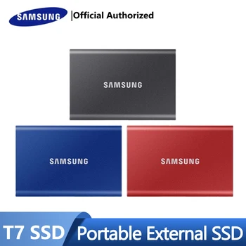 SAMSUNG Prijenosno SSD T7 1 TB 500 GB Vanjski Ssd disk Type-CUSB 3.2 Gen 2 Kompatibilan SSD-pogon Za Desktop laptop Original Slika