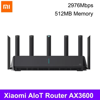 Xiaomi AIoT Router AX3600 Gigabit Wifi 6 5G Wifi6 512Mb dual-band 2976Mbs Gigabit AIoT 6 x Antena, Pojačalo signala Jednostavna Konfiguracija Slika