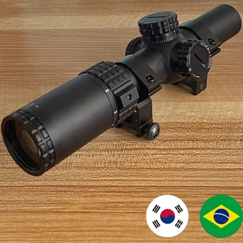 1-5X24IR Na otvorenom HD Podesiv Optički Ciljnik Taktički Refleksijska Vid Lovački Pribor 11 mm/20 mm Pričvršćenje na montažni profil Slika