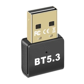 USB Bluetooth-kompatibilni adapter 5.3 Bežični odašiljač-prijemnik za Bluetooth-kompatibilnih 2.0/3.0/4.0/5.0-/5.1 Novi shuttle brod Slika