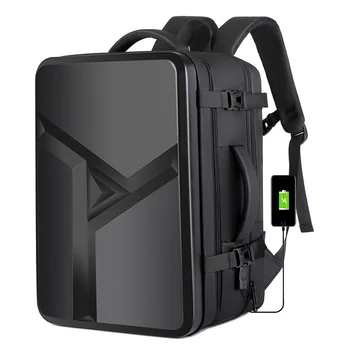 Trend velikog kapaciteta hard telo muški USB-ruksak za širenje poslovanja, torba za računalo, putnu torbu, ruksak velikog kapaciteta Slika