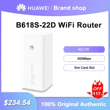 Originalni Huawei B618S-22D Bežični Usmjerivač 4G LTE, Wi-Fi, Gigabit Repeater Signala 600 Mb/s Cat11 Wifi Modem, Sim kartica Za Dom i Ured Slika
