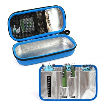 Novi handheld bag-hladnjak za inzulin, lijek, dijabetičar inzulin, putno pakovanje, kutija za tablete, термосумка od aluminijske folije, torba za led Slika