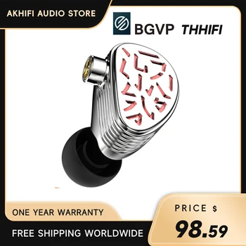 BGVP THHIFI Karakter 1DD + 1BA Hibridna Tehnologija Metalni Bas U Uho Slušalica Hi-Fi Music Sportske Slušalice Odvojivi Kabel MMCX Slika